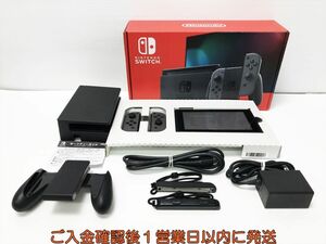 【1円】任天堂 新モデル Nintendo Switch 本体 セット グレー 初期化/動作確認済 ニンテンドースイッチ 新型 L05-631mm/G4