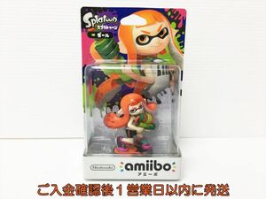 【1円】任天堂 amiibo アミーボ スプラトゥーン イカガール オレンジ NVL-001 フィギュア 動作確認済 H02-874rm/F3