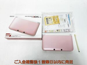 [1 jpy ] nintendo Nintendo 3DSLL body set SPR-001 pink / white game machine body the first period ./ operation verification settled L07-392yk/F3