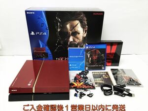 【1円】PS4 本体/箱/ソフト セット 500GB メタルギアソリッドV リミテッドパック CUH-1200A 初期化/動作確認済 プレステ4 M04-295os/G4