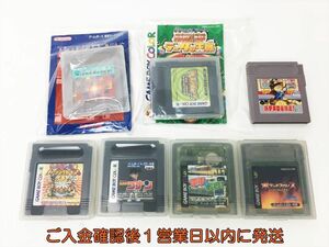 【1円】ゲームボーイ カラー テトリスフラッシュ 電車でGO 名探偵コナン ソフト まとめ売り セット 未検品ジャンク GB J06-109rm/F3