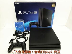 【1円】PS4Pro 本体 セット 1TB ブラック SONY PlayStation4 CUH-7000B 初期化/動作確認済 プレステ4 G05-440sy/G4