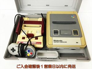 [1 jpy ] nintendo Family computer Super Famicom body set sale set not yet inspection goods Junk retro game machine DC12-016jy/G4