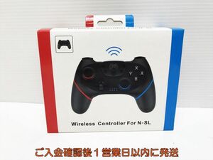 【1円】Switch 社外製 ワイヤレスコントローラー ブラック 未検品ジャンク N-SL 箱あり スイッチ 対応 H09-270yk/F3