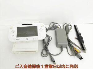 [1 jpy ] nintendo WiiU body white Nintendo Wii U 32GB not yet inspection goods Junk F08-026yy/G4