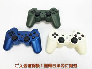 [1 иен ]PS3 оригинальный беспроводной контроллер DUALSHOCK3 не осмотр товар Junk 3 шт. комплект продажа комплектом PlayStation 3 F07-587yk/F3