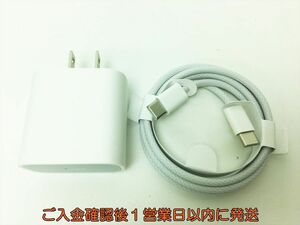 [1 jpy ]Apple original AC adaptor /TypeC cable set A2935 charger operation verification settled H02-908rm/F3