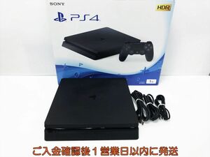 【1円】PS4 本体/箱 セット 1TB ブラック SONY PlayStation4 CUH-2100B 初期化/動作確認済 プレステ4 N05-008tm/G4