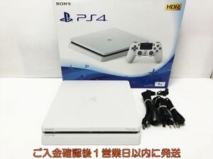 【1円】PS4 本体/箱 セット 1TB ホワイト SONY PlayStation4 CUH-2100B 初期化/動作確認済 FW8.50 N05-009tm/G4