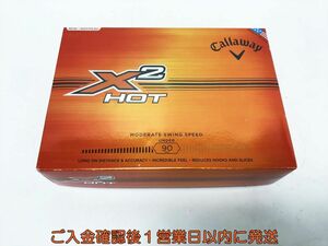 【1円】未使用品 ゴルフ Callaway キャロウェイ X2 HOT USA ホワイト ゴルフボール 1ダース G02-172tm/F3