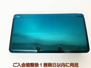 【1円】ニンテンドー3DS 本体 アクアブルー 任天堂 CTR-001 動作確認済 画面ヤケあり H04-538rm/F3