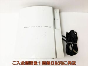 [1 jpy ]PS3 body 40GB white SONY Playstation3 CECHH00 the first period . settled / operation verification settled PlayStation 3 H02-943rm/G4