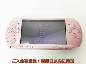 【1円】SONY Playstation Portable 本体 PSP-3000 ピンク 動作確認済 バッテリーなし H07-824rm/F3