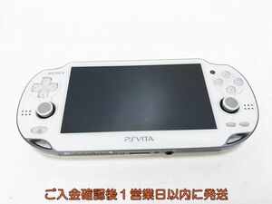 [1 jpy ]PS VITA body white SONY PlayStation VITA PCH-1000 the first period ./ operation verification settled K07-436yk/F3