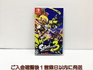 【1円】Switch スプラトゥーン3 ゲームソフト 状態良好 1A0321-274hk/G1