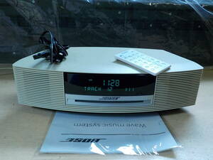 Bose Wave Music System AWRCCC рабочий товар дистанционный пульт шнур электропитания имеется CD FM AM ресивер усилитель настольный аудио 