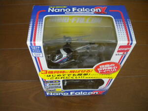 ジャンク品　CCPラジコン赤外線ヘリコプター Nano FaLcon α（ナノファルコン アルファ)メタリックブルー(新品、動作未確認品)