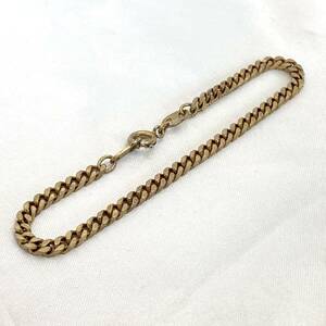 K18GP 刻印 喜平チェーン ブレスレット 約5.3g ゴールドカラー Gold Plated 約19cm ヴィンテージ vintage アクセサリー 装飾品