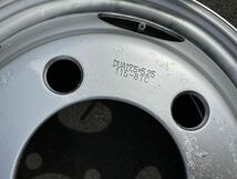 送料無料　三菱キャンター　ふそう　2トン　3トン TOPY　DUA 17.5×5.25 115-8TC 5穴　スチールホイール　　両面再塗装　6本セット_画像8