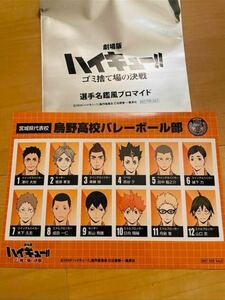  movie theater version Haikyu!!! litter discard place. decision war go in place person . place person privilege present player name . manner Pro my do( Miyagi prefecture representative ... high school volleyball part )