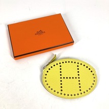 美品 HERMES エルメス エブリン 財布 小銭入れ ラウンド コインケース イエロー レディース【中古】_画像2