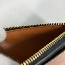 美品 CELINE セリーヌ 10F992BZ9 ジップ付きカードホルダー コインケース 小銭入れ 財布 トリオンフ カードケース タン ブラウン【中古】_画像9