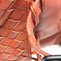 BOTTEGA VENETA ボッテガヴェネタ 121604 イントレチャート サイドベルト ウエストバッグ ボディバッグ レザー ユニセックス【中古】_画像8