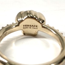 VERSACE ヴェルサーチ メデューサ ラインストーン アクセサリー リング・指輪 ゴールド メンズ【中古】_画像6