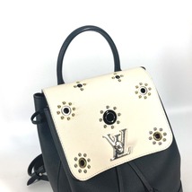 LOUIS VUITTON ルイヴィトン M54108 ロックミー バッグパックスタッズ カバン バックパック リュックサック ブラック レディース【中古】_画像4