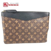 LOUIS VUITTON ルイヴィトン M62048 デイリーポーチ カバン モノグラム クラッチバッグ ブラウン レディース【中古】_画像1