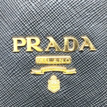PRADA プラダ 1BA113 ロゴ 2WAY カバン ショルダーバッグ 斜め掛け 肩掛け ハンドバッグ ブラック レディース【中古】_画像8