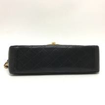 CHANEL シャネル A01094 ココマーク デカマトラッセ 34 Wチェーン 斜め掛け マトラッセ ショルダーバッグ ブラック レディース【中古】_画像4