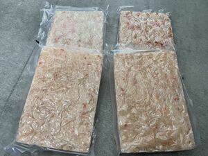 2 kilo! snow crab peeling .. snow crab flakes .....500 gram ×4 sack 