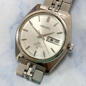 G167 SEIKO セイコー　LM ロードマチック 5606-7000 23石 自動巻 腕時計【中古品】デイデイト LORD MATIC ビンテージ 稼働 automatic 防水