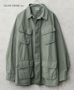 【定価13800円】ROTHCO (ロスコ) ジャングル ファティーグ ジャケット OLIVE DRAB 4687