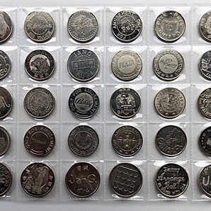 ◎ 昭和レトロ ゲーセン コイン・メダル  コレクション３０種 ビニールポケット入りの画像4