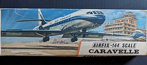 * AIRFIX-144 scale CARAVELLE used, long-term keeping goods 