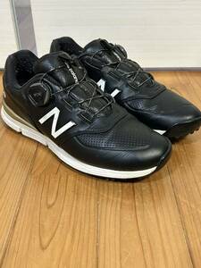 6ラウンド使用　26.5㎝ NEW BALANCE GOLF ニューバランス NB mgb 574 BoA ボア　ゴルフ シューズ