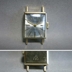  for women wristwatch [ lady's SWISS Destray K18 2 hands 17 stone hand winding Junk ] Switzerland antique 18 gold clock 