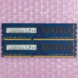 【動作確認】SK Hynix DDR3-1600 計16GB (8GB×2) PC3-12800U 1.5V デスクトップ用メモリ
