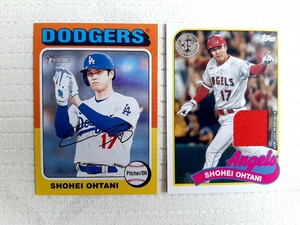 topps 2024 レリックカード　大谷翔平　メモラビリアカード　限定