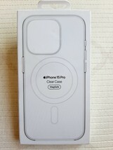 アップル純正 iPhone15proクリアケース_画像1