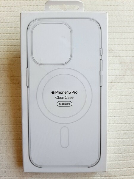 アップル純正 iPhone15proクリアケース