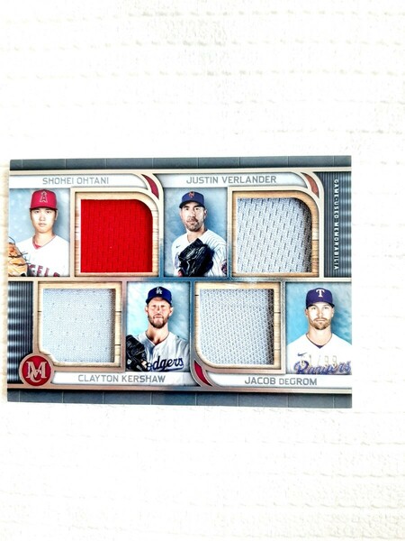 Topps 2022 Quad Relic Card 75枚限定 大谷翔平