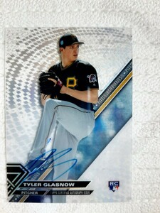 Tyler glasnow グラスノー サイン　auto ルーキーカード