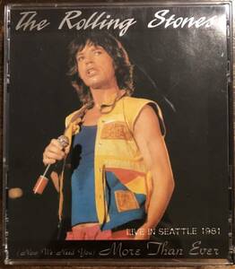 The Rolling Stones / ローリングストーンズ / (Now We Need You) More Than Ever: Live In Seattle 1981 / 2CD / Pressed CD / Kingdome S