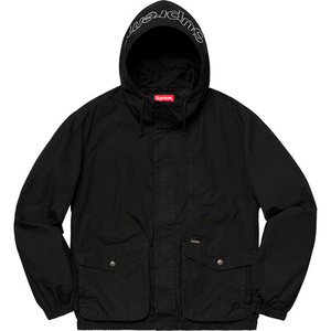 希少★新品本物【黒★M】★Highland Jacket ハイランド ジャケット フードロゴ 正規店購入 シュプリーム 限定品 入手困難 Supreme 2019S/S