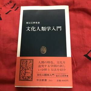 文化人類学入門　祖父江孝男　中公新書560