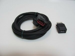 カロッツェリア USB変換アダプター CXE1002 付 RGB26ピン 延長ケーブル 2m 赤コネクター HRZ099 900 990 中古 26P carrozzeria E30-98