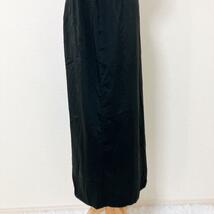 【高級美品】ノーマカムリ ナイロンロングスカート ブラック　Mサイズ_画像7